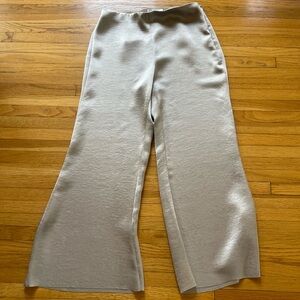 Vince Cream Wide-Leg Pants